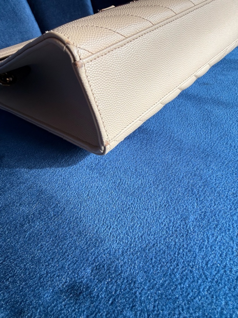 YVES SAINT LAURENT Beige Matelasse Bag Excellent condition - Picture 4 of 12